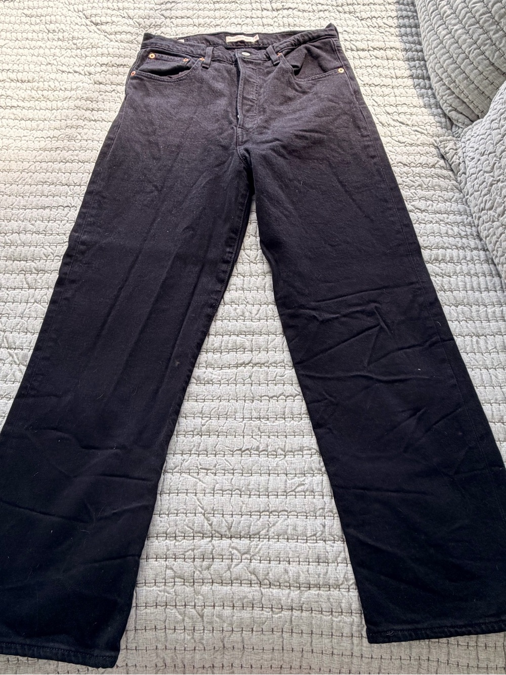 Levis Ribcage Cropped Straight Ankle